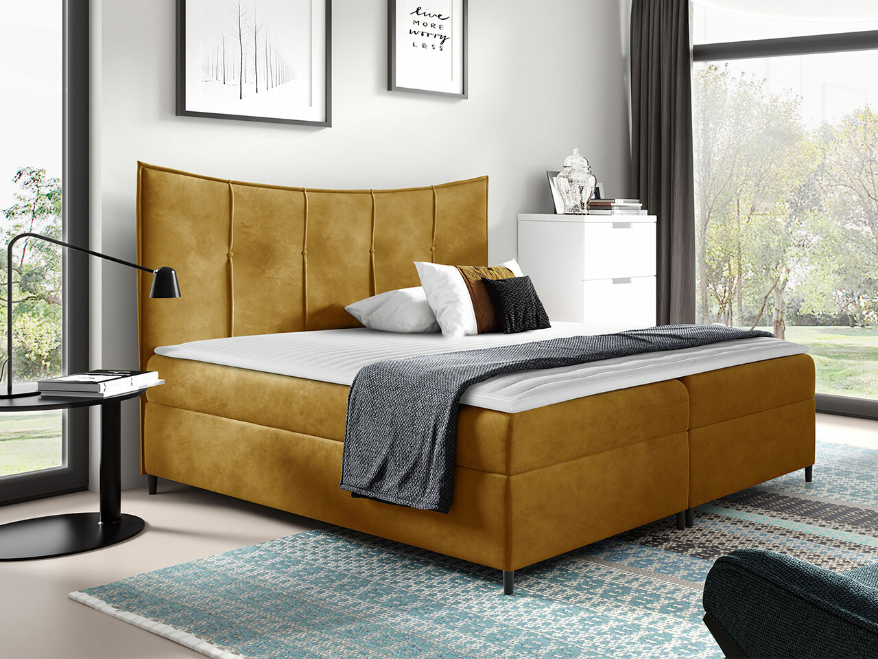 Boxspring postelja Fons I (Fresh 37)