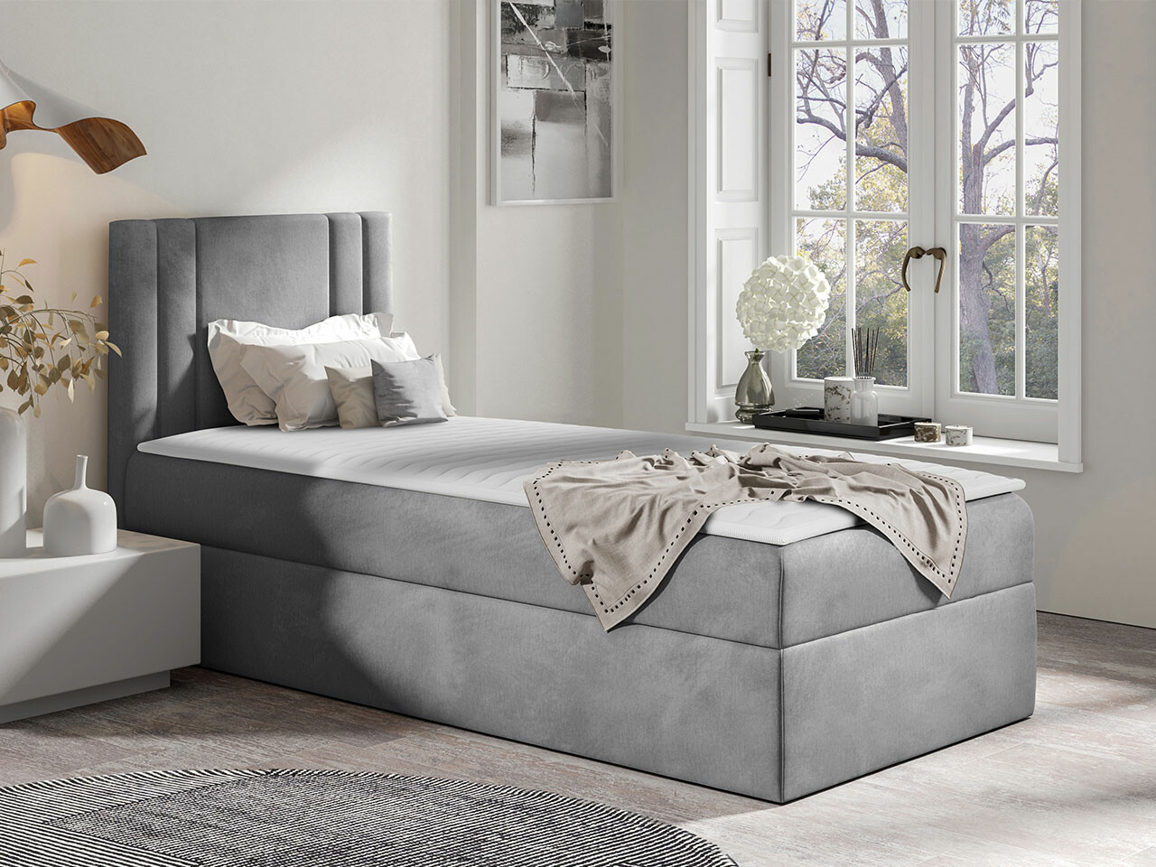 Boxspring postelja Mel I (Kameleon 84)
