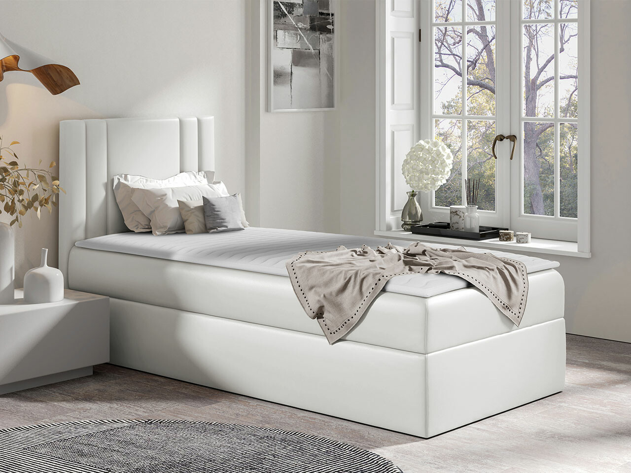 Boxspring postelja Mel I (Soft 017)