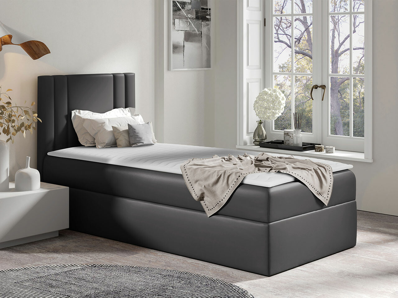 Boxspring postelja Mel I (Soft 020)