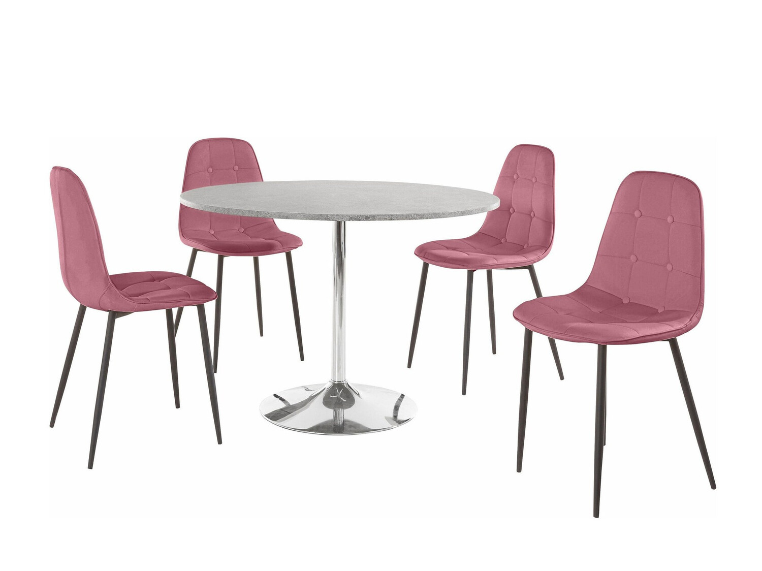 Jedilniški komplet Denton 936 (Roza)