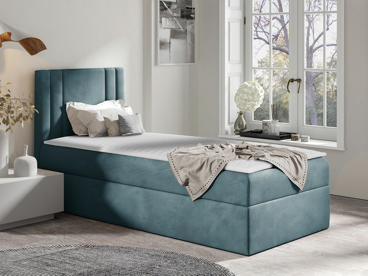 Boxspring postelja Mel I (Kameleon 72)