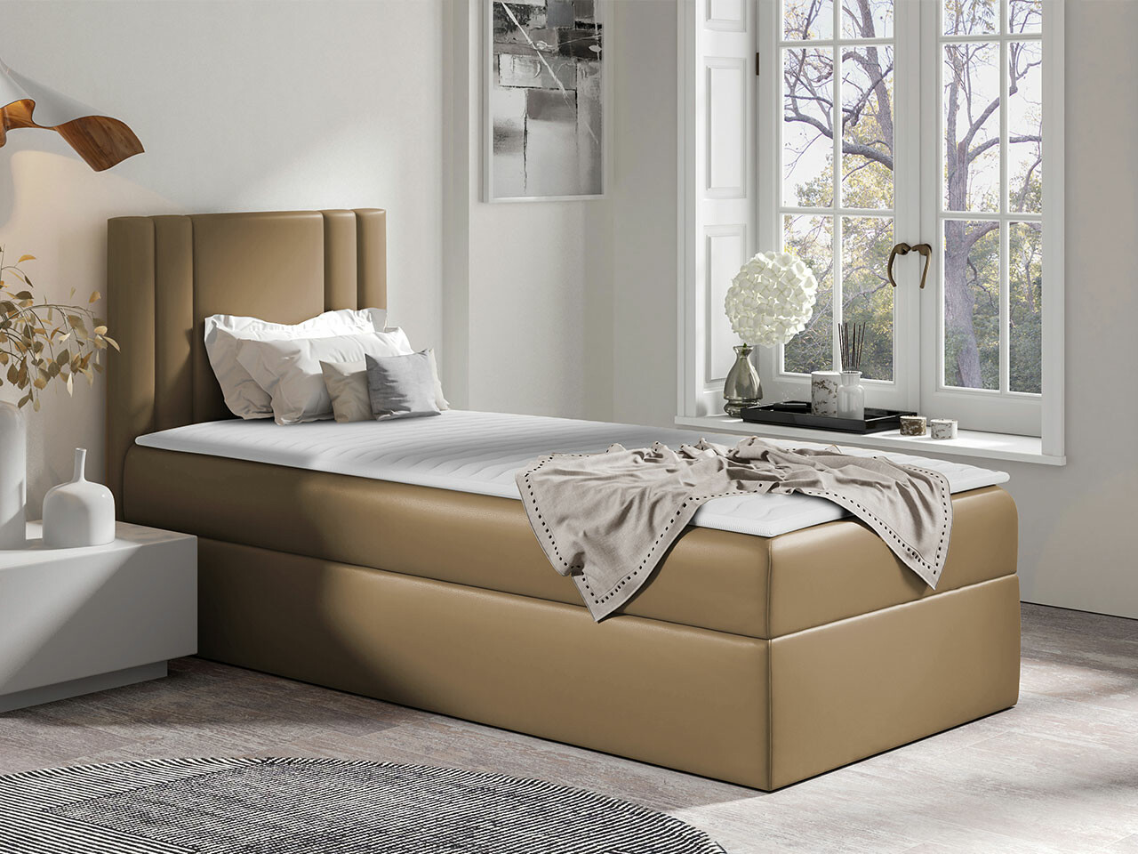 Boxspring postelja Mel I (Mehka 034)