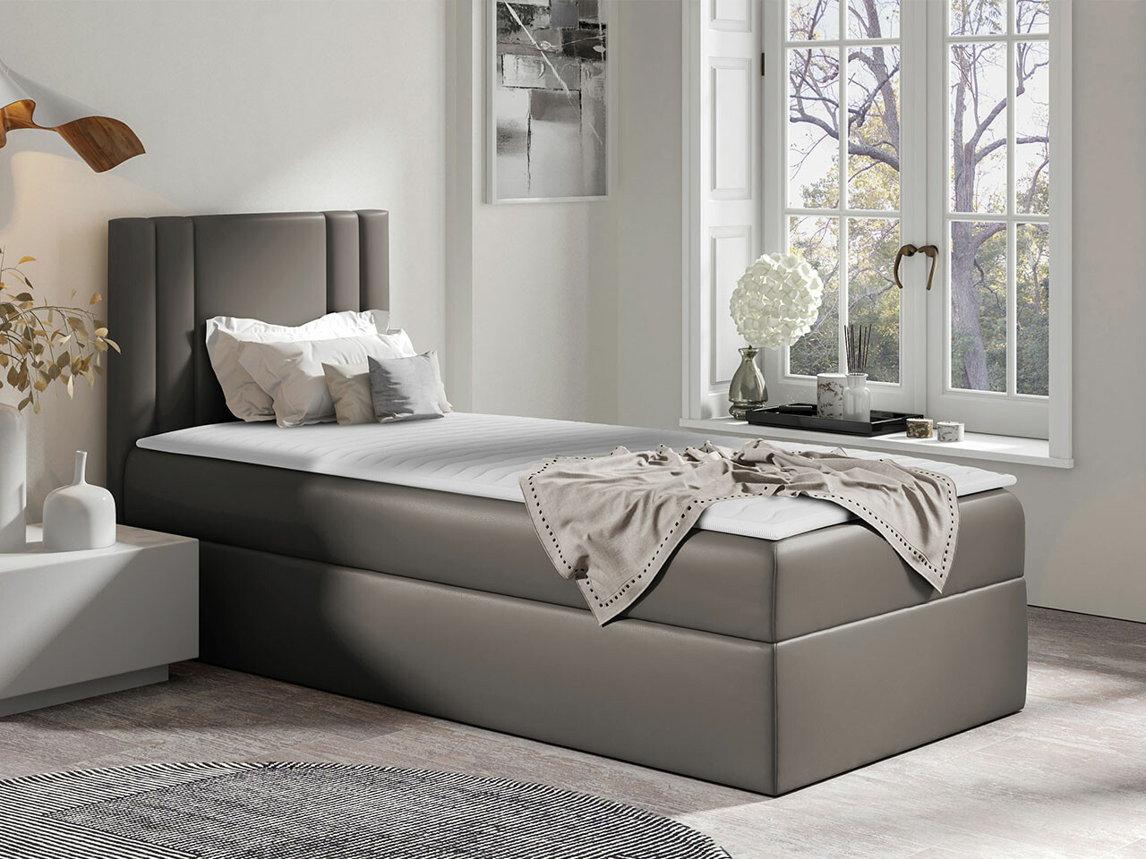 Boxspring postelja Mel I (Soft 029)
