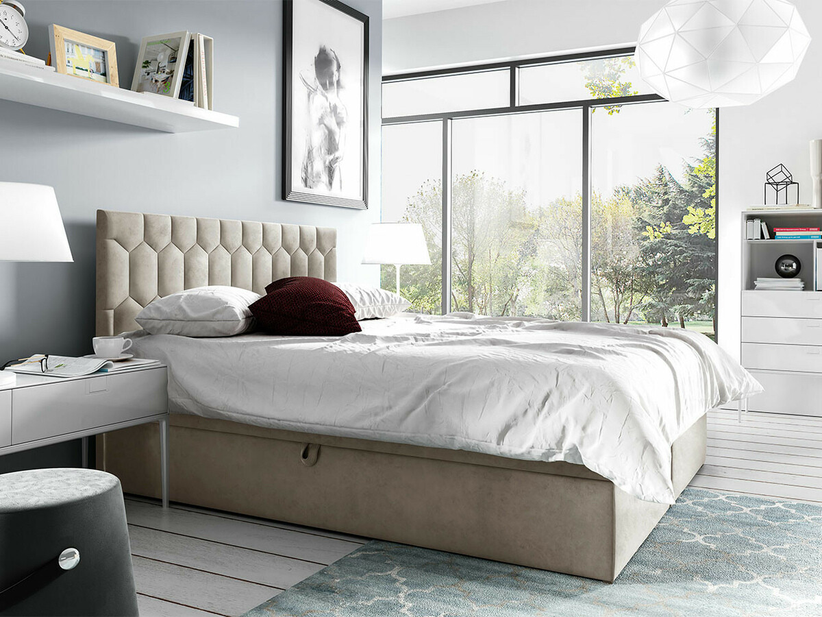 Boxspring postelja Pons III (Fresh 1)