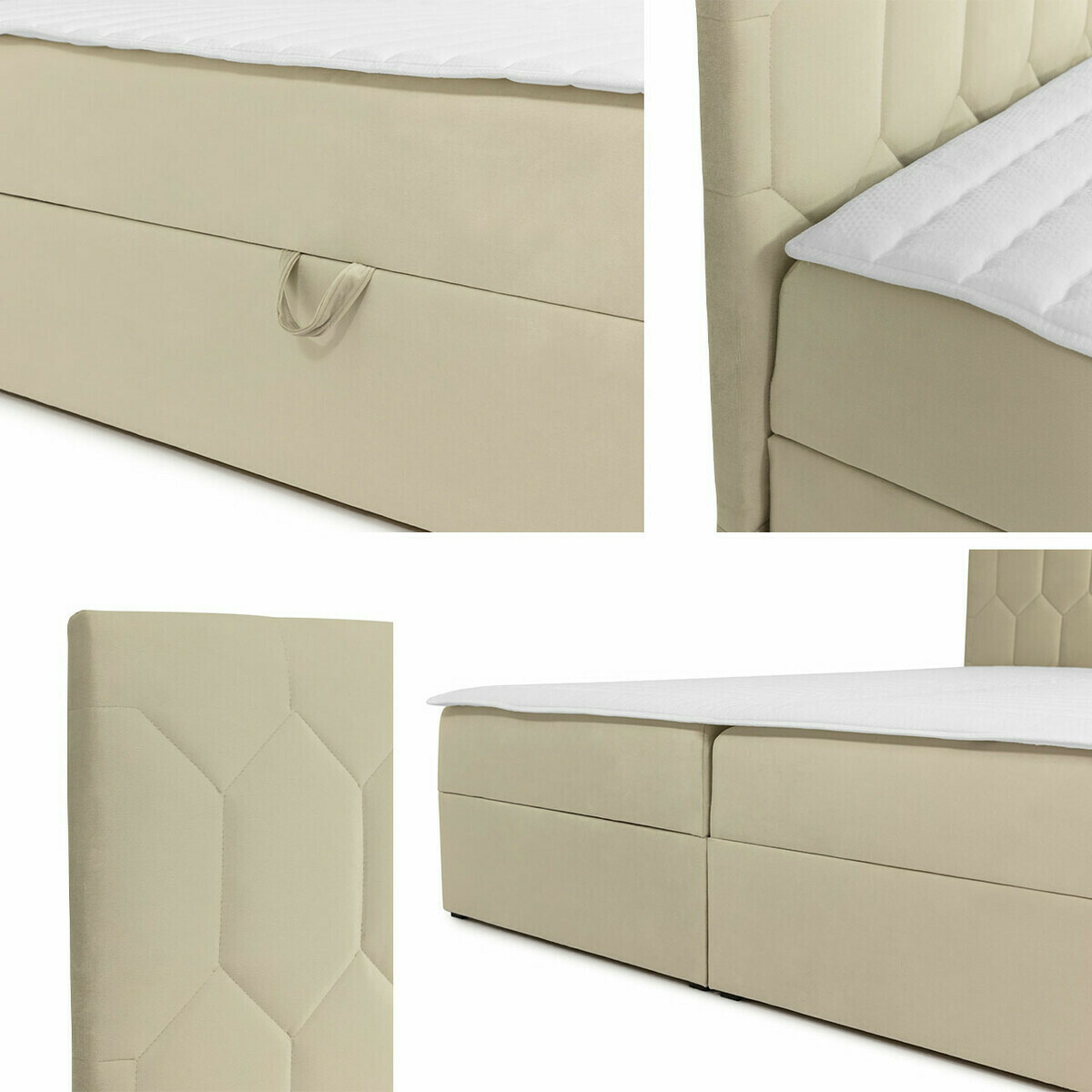 Boxspring postelja Pons III (Fresh 8)