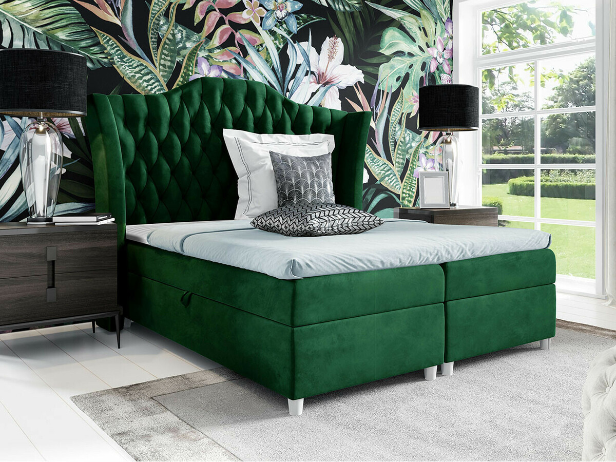 Boxspring postelja Baltimore 183 (Fresh 13)