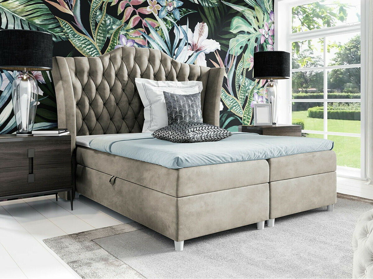 Boxspring postelja Baltimore 183 (Fresh 1)