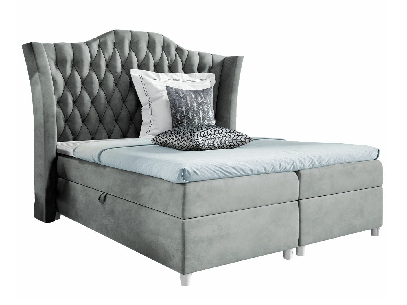 Boxspring postelja Baltimore 183 (Fresh 33)