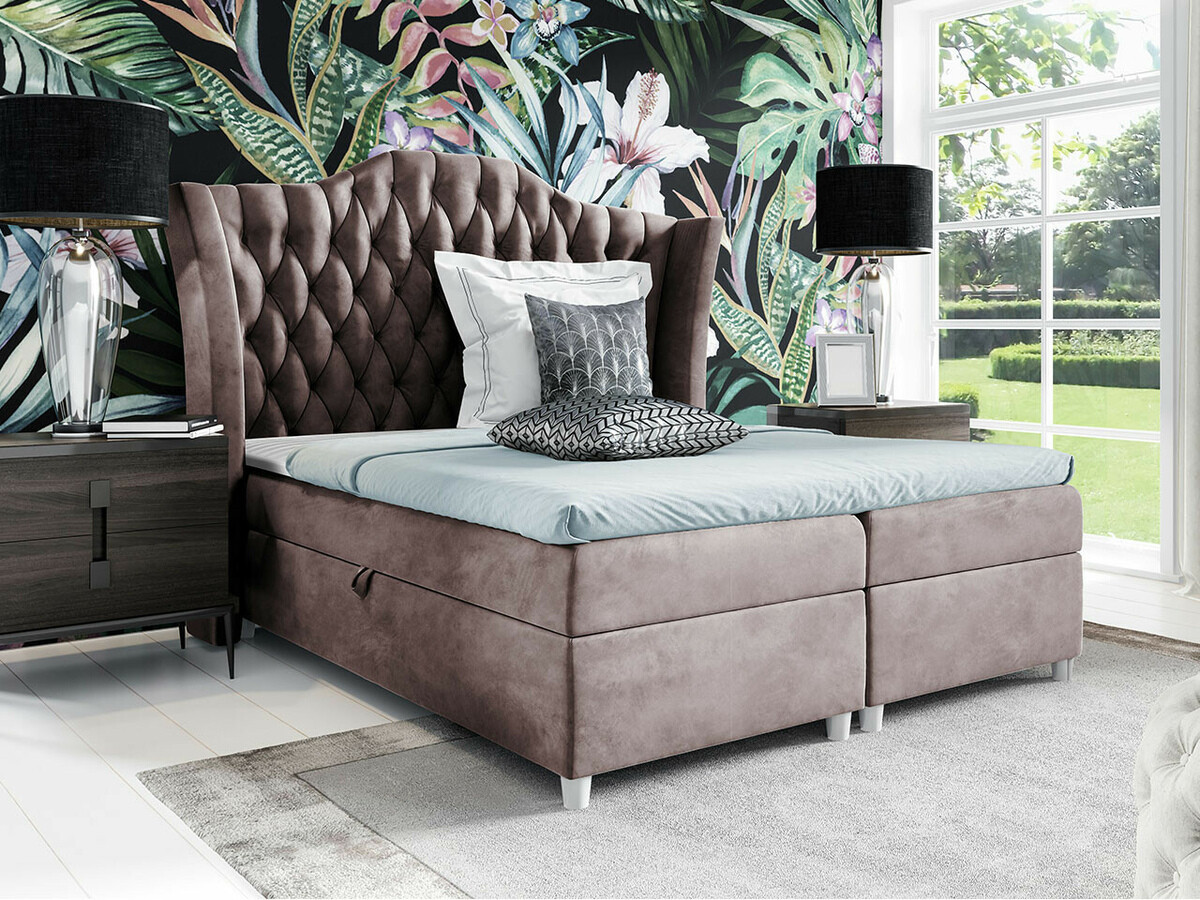 Boxspring postelja Baltimore 183 (Fresh 9)