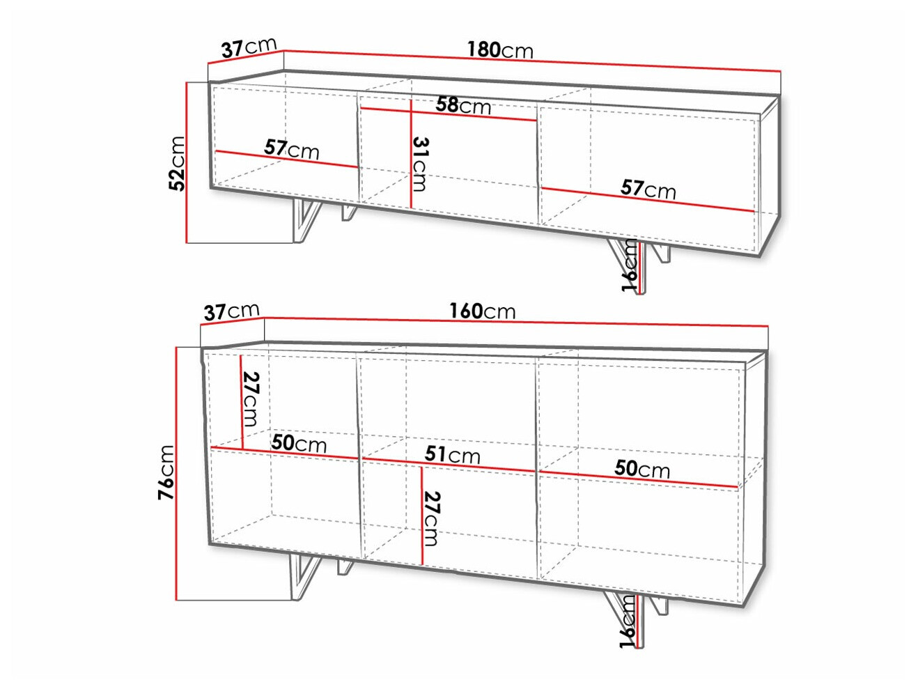 Komplet za dnevno sobo Audis (Bela + Sijaj bela)