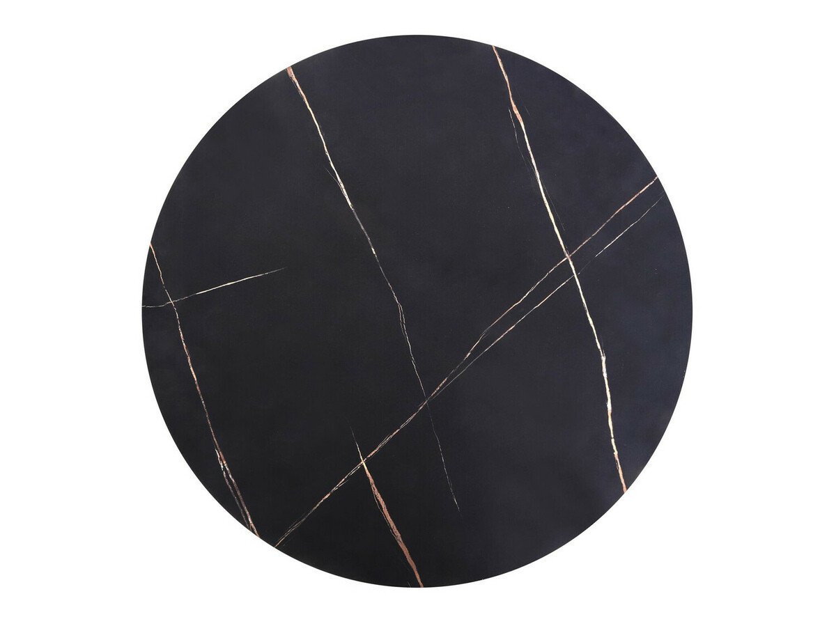 Klubska mizica Houston 1275 (Črni marmor + Črna)