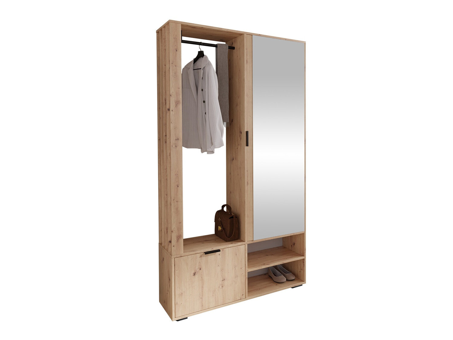 Komplet za predsobo Stanton 145 (Artisan hrast)