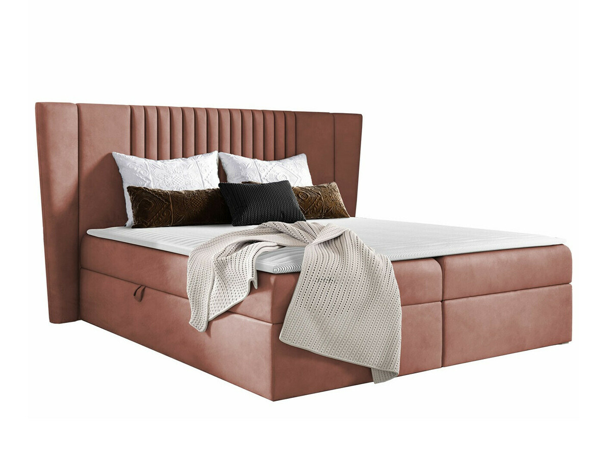 Boxspring postelja Baltimore 184 (Magic Velvet 2258)