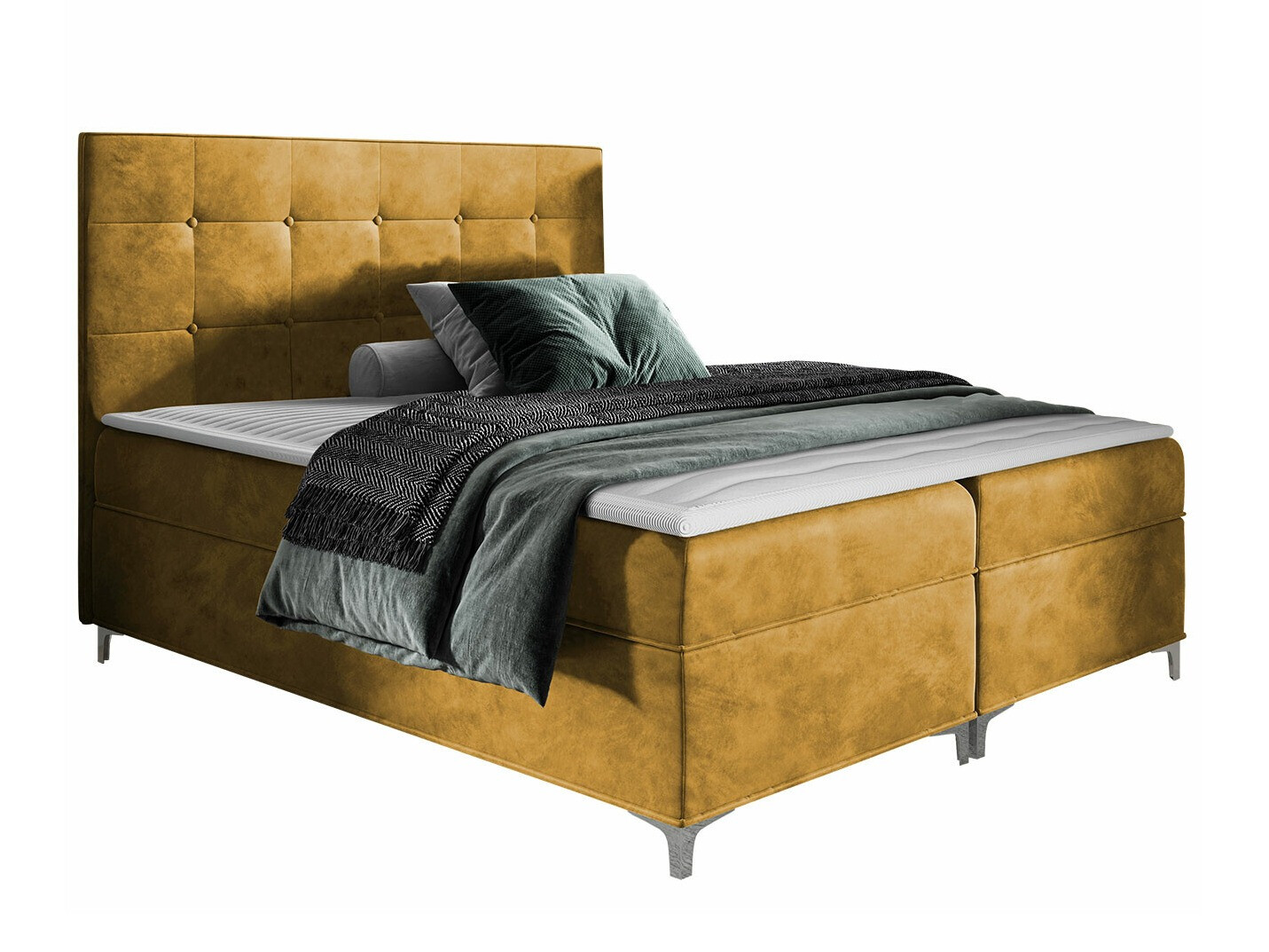 Boxspring postelja Baltimore 185 (Fresh 37)