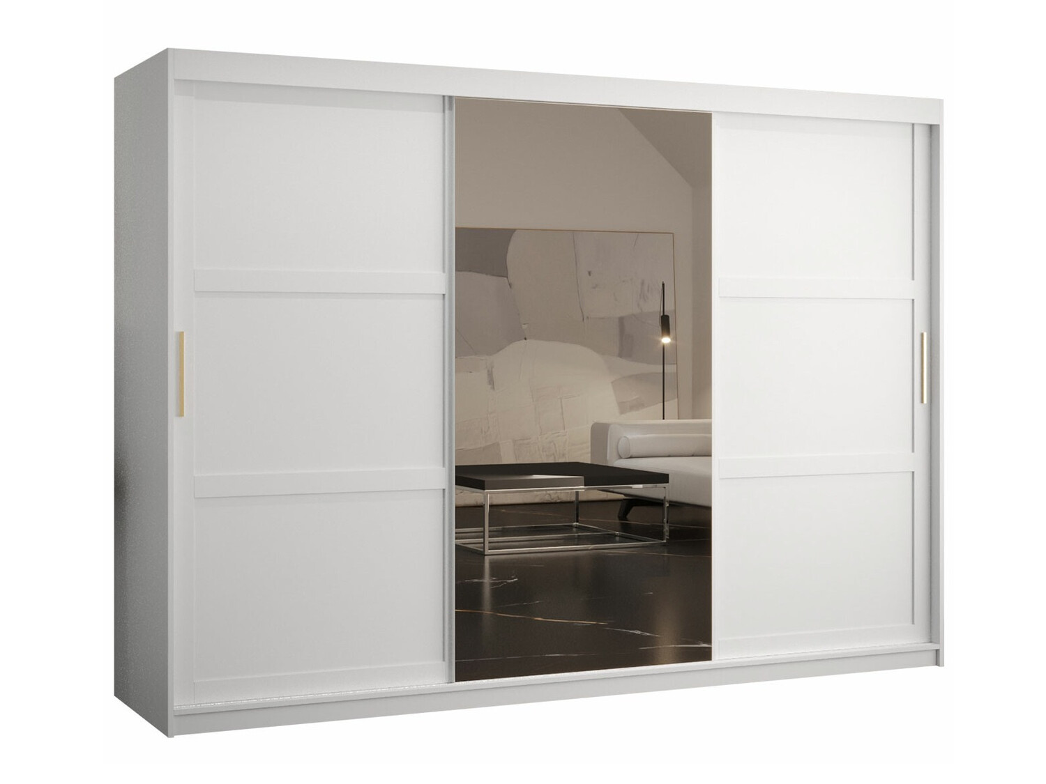 Garderobna omara Ferfere 105 (Bela)