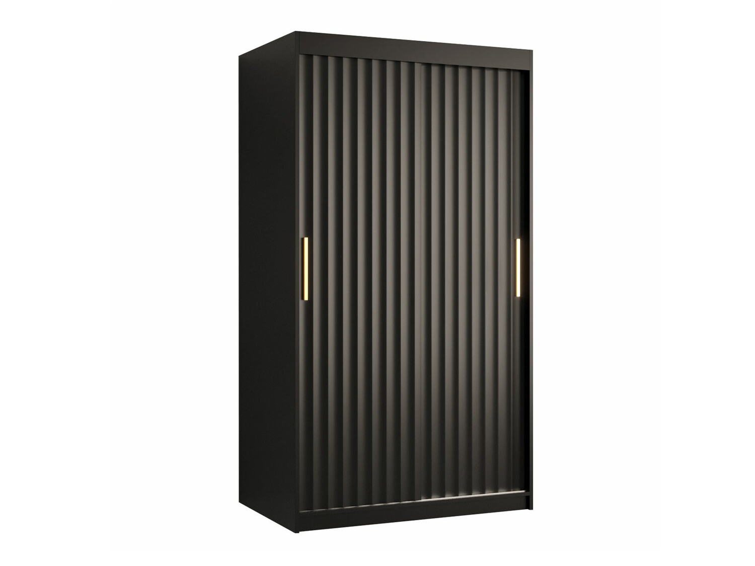 Garderobna omara Hartford 334 (Črna)