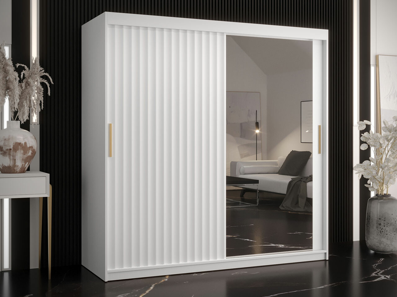 Garderobna omara Hartford 338 (Bela)