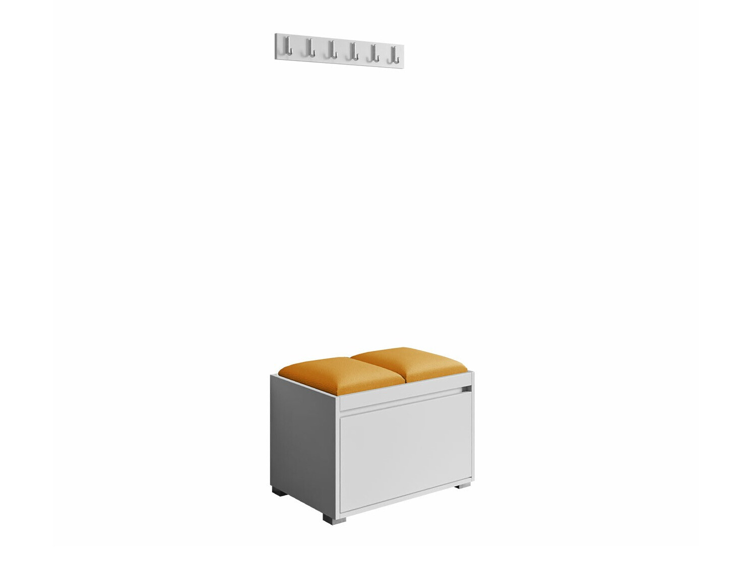 Komplet za predsobo Comfivo Pinus VI (Bela + Manila 32)
