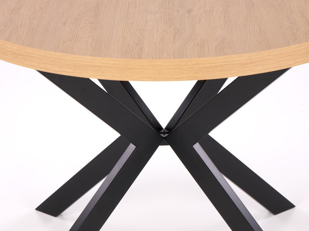 Miza Houston 1495 (Zlati hrast + Črna)