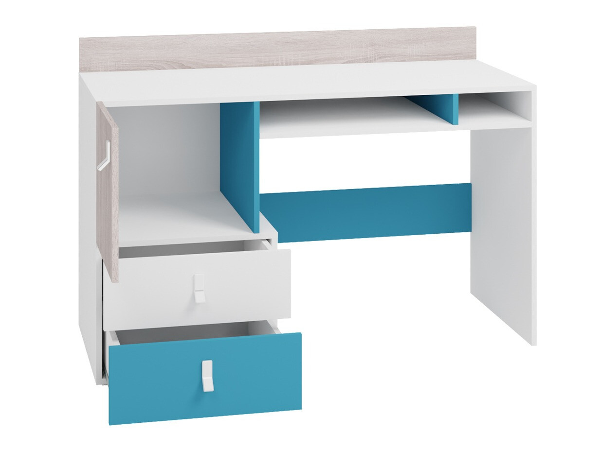 Komplet pohištva za otroško sobo Camteso 114 (Črna + Hrast + Bež)