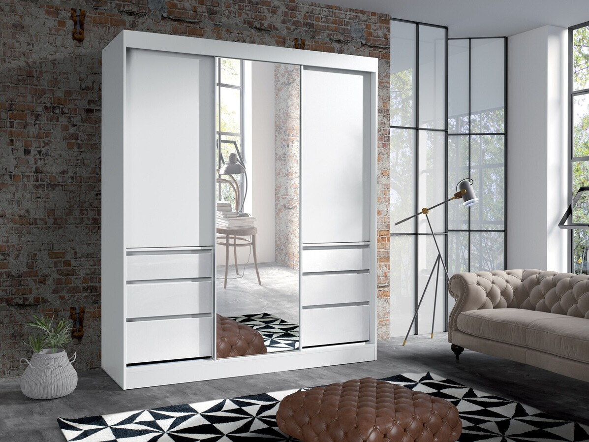 Garderobna omara Toledo 120 (Bela)