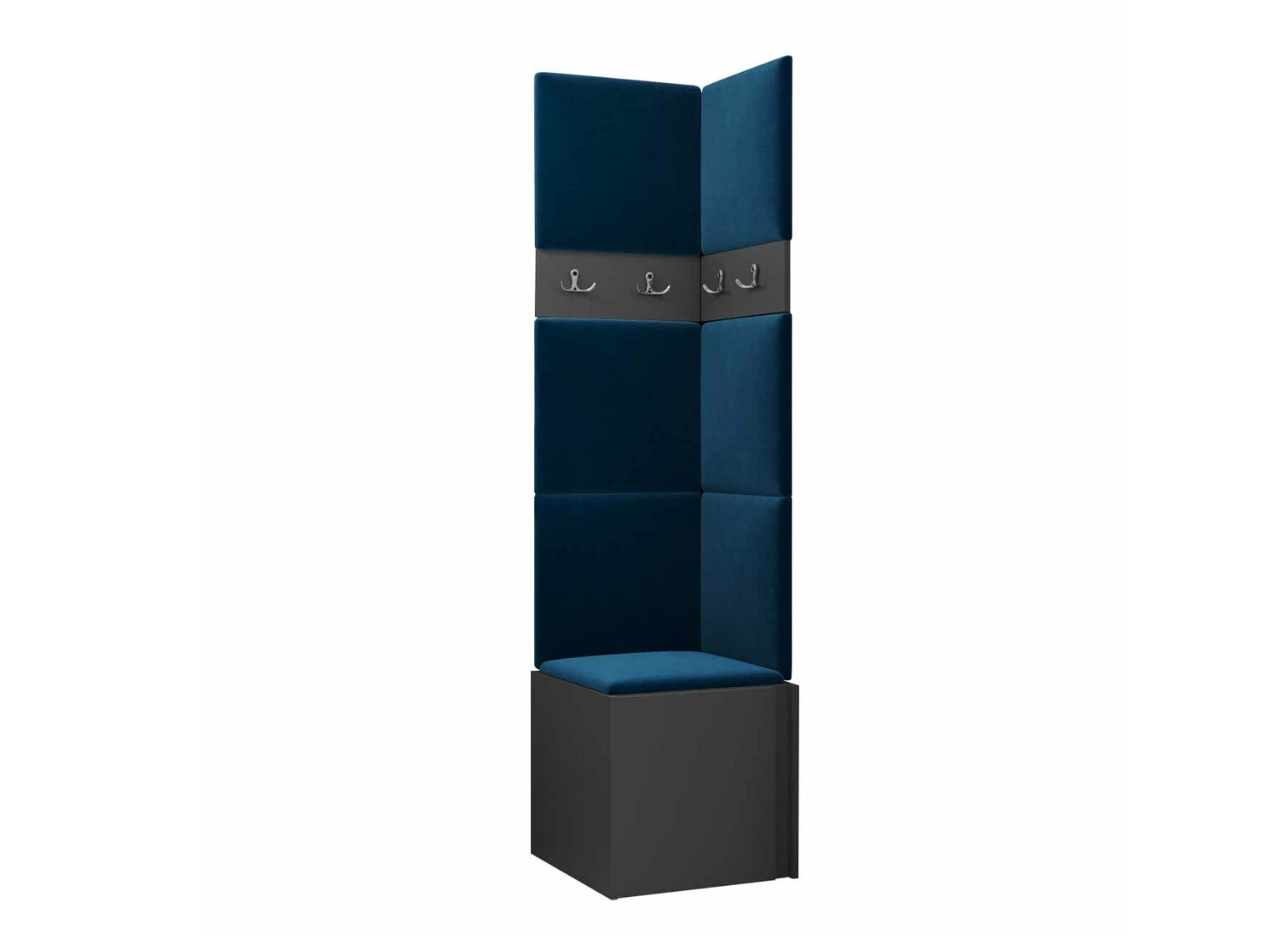 Komplet za predsobo Hartford 347 (Grafit)