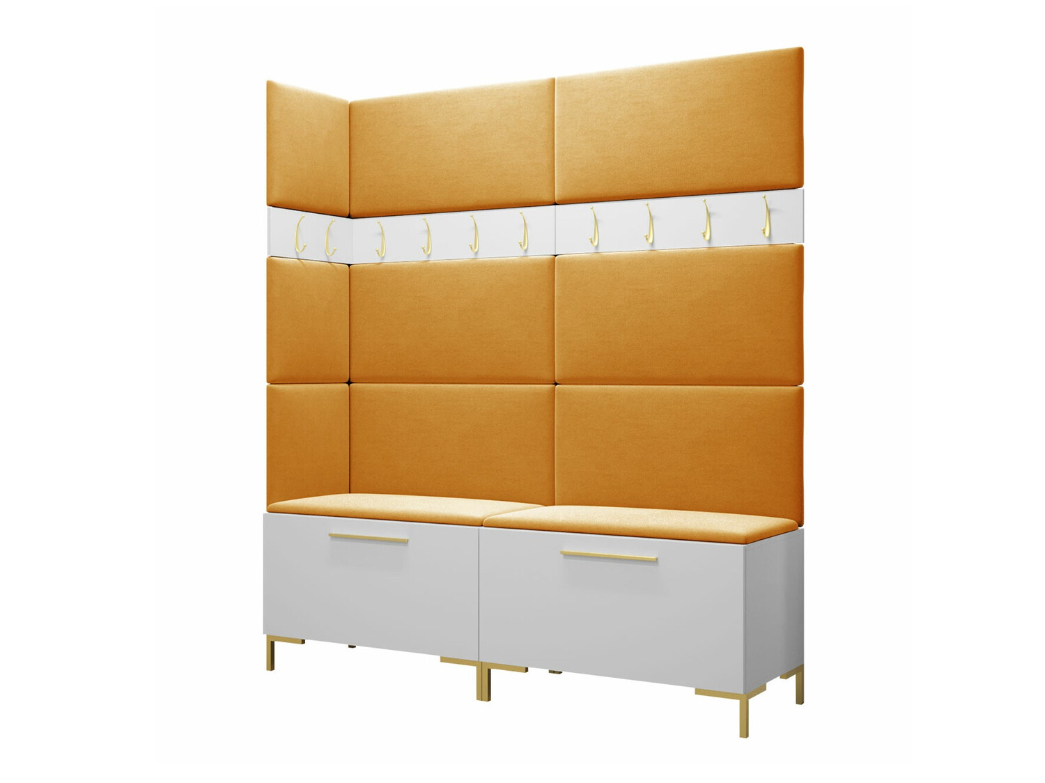 Komplet za predsobo Nomal V (Bela)