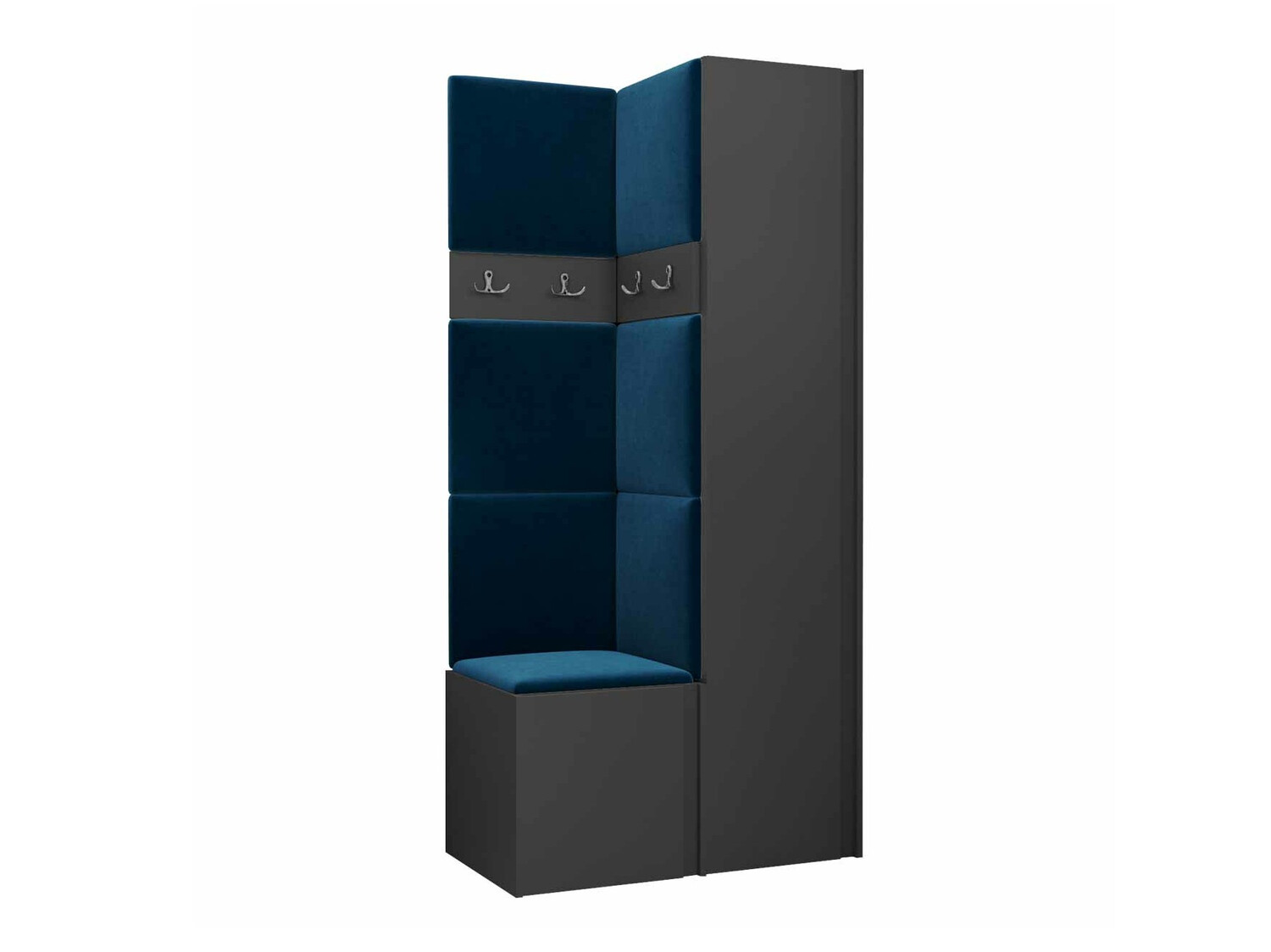 Komplet za predsobo Pinis XXIV (Grafit)