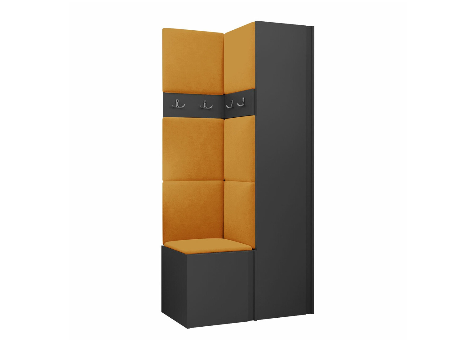 Komplet za predsobo Pinis XXIV (Grafit)