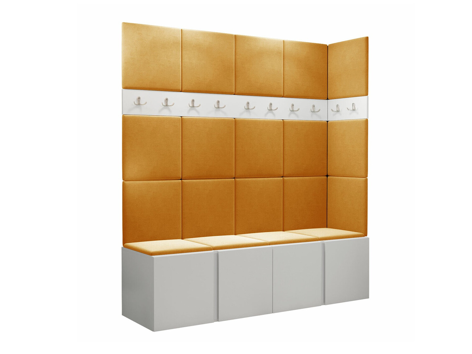 Komplet za predsobo Pinis II (Bela)