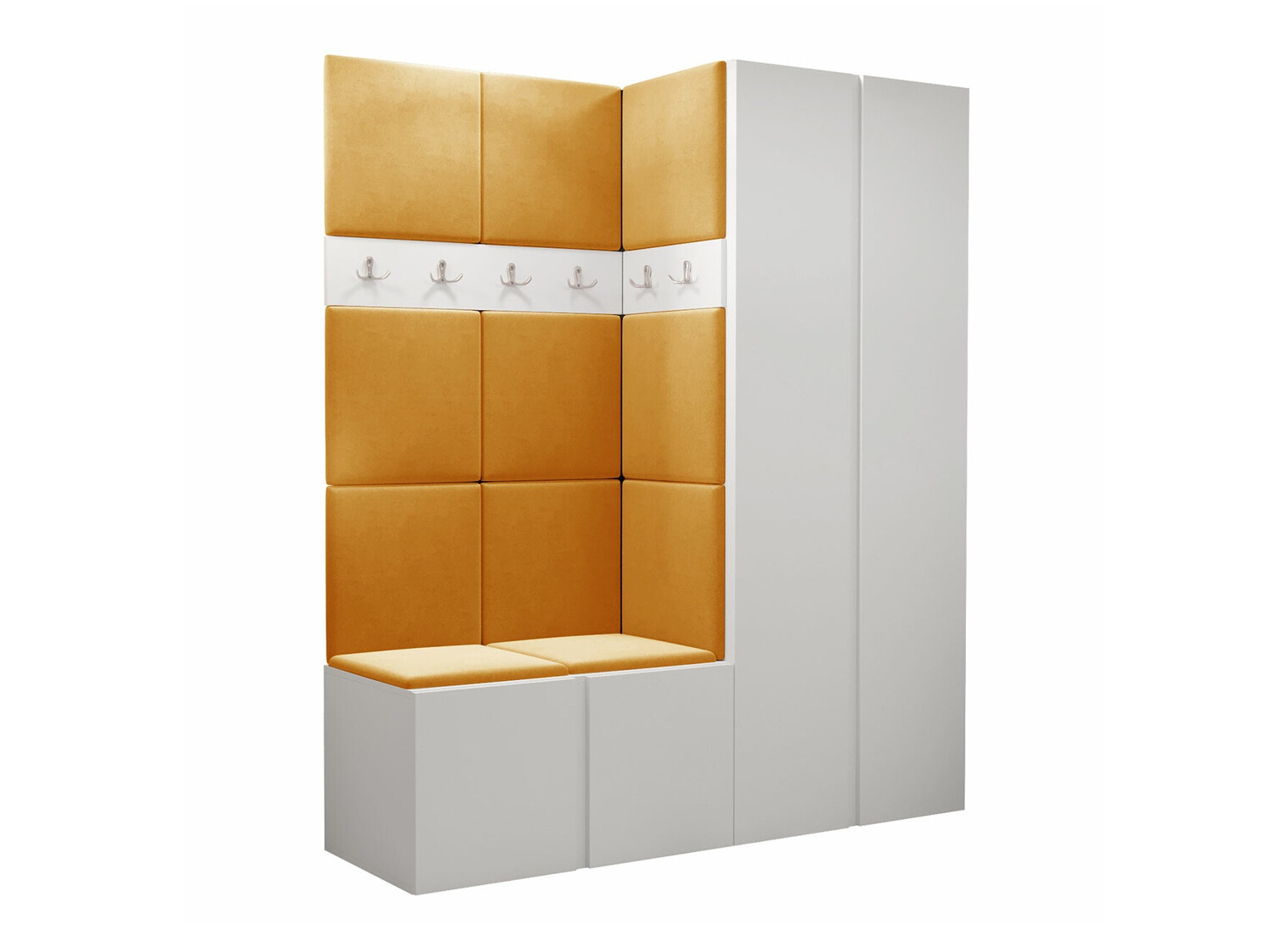 Komplet za predsobo Pinis III (Bela)