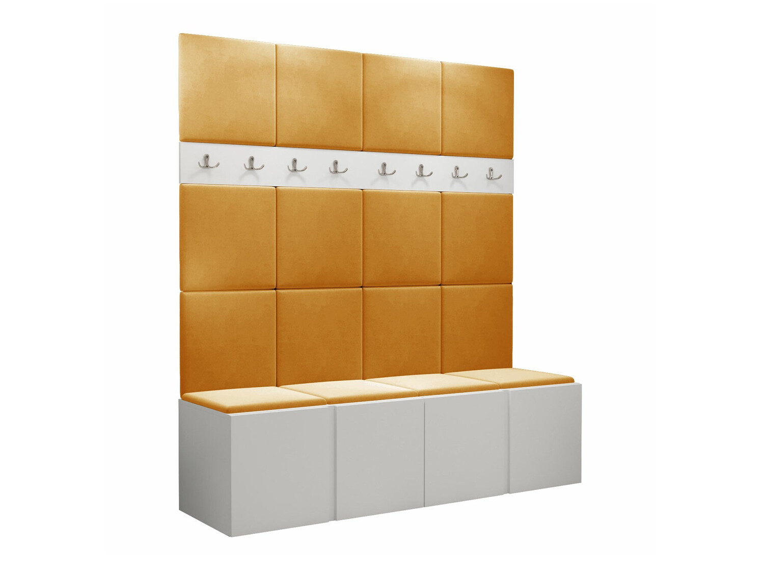 Komplet za predsobo Pinis V (Bela)