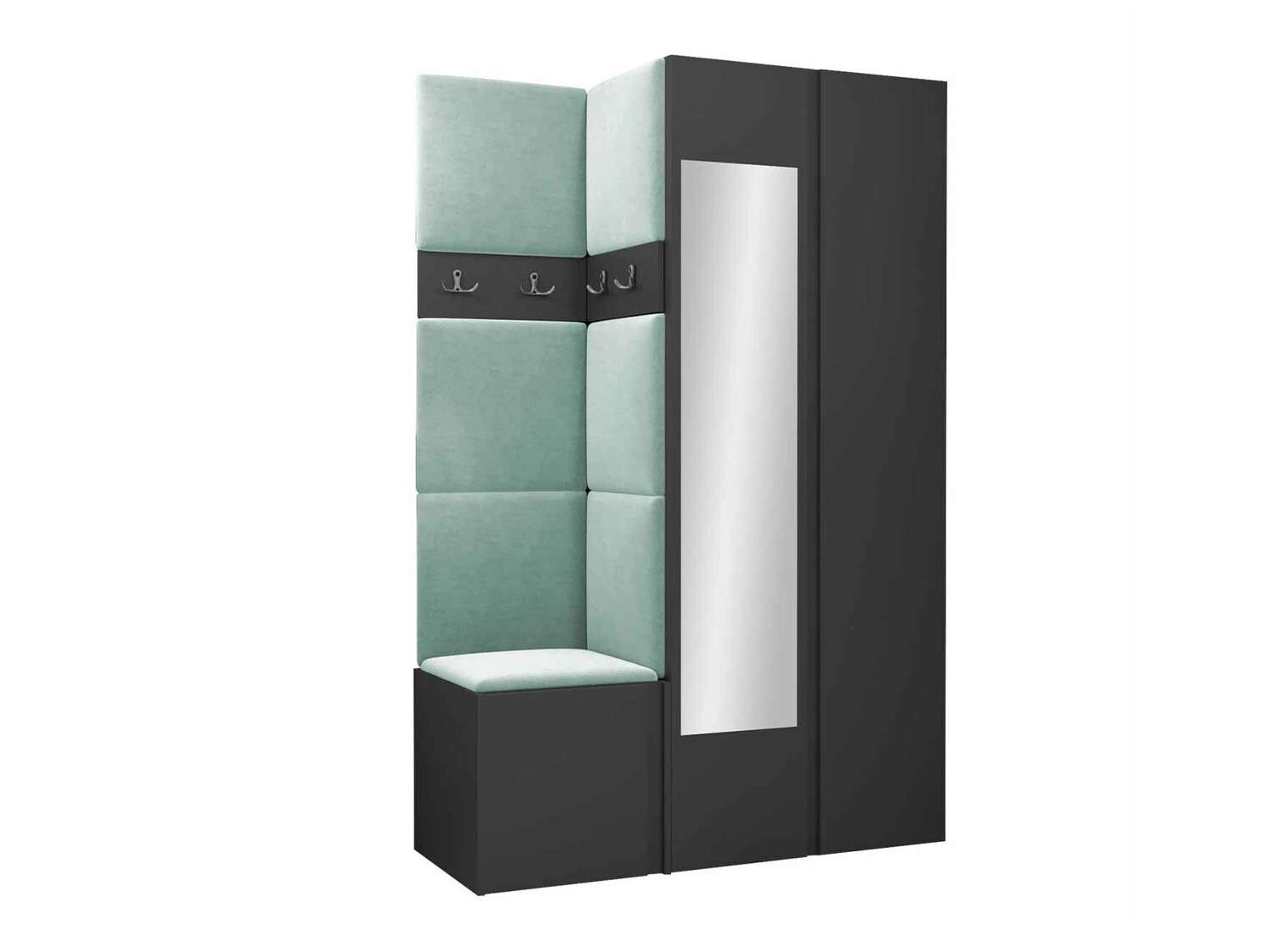 Komplet za predsobo Pinis XXVI (Grafit)