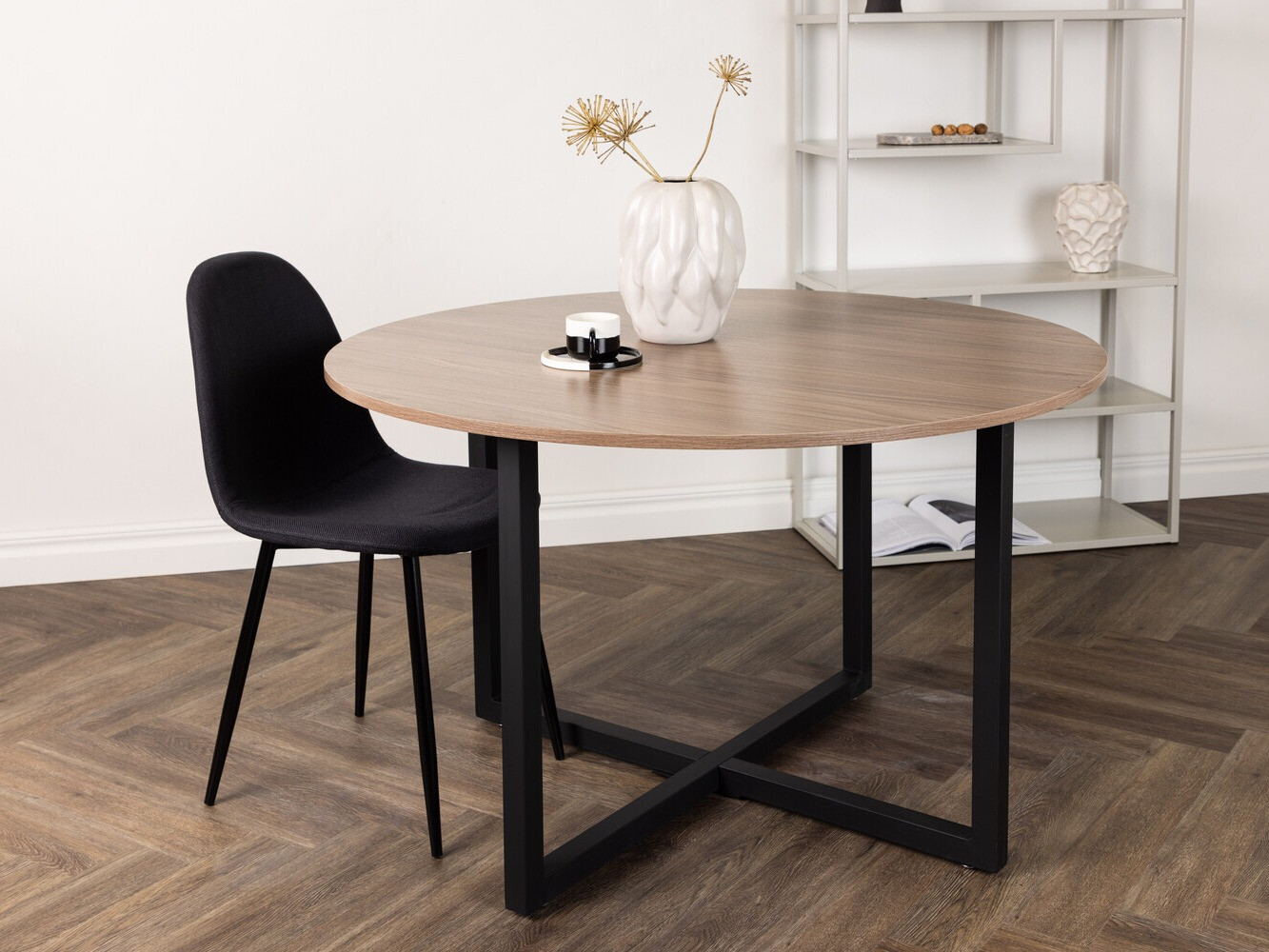 Miza Dallas 4897 (Črna + Oreh)