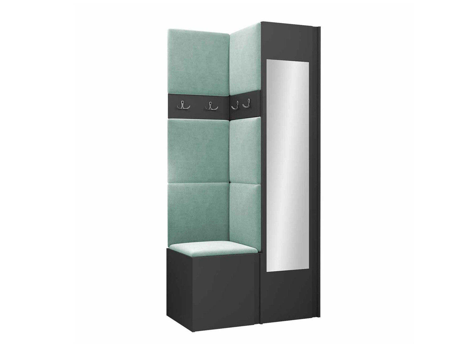 Komplet za predsobo Hartford 354 (Grafit)