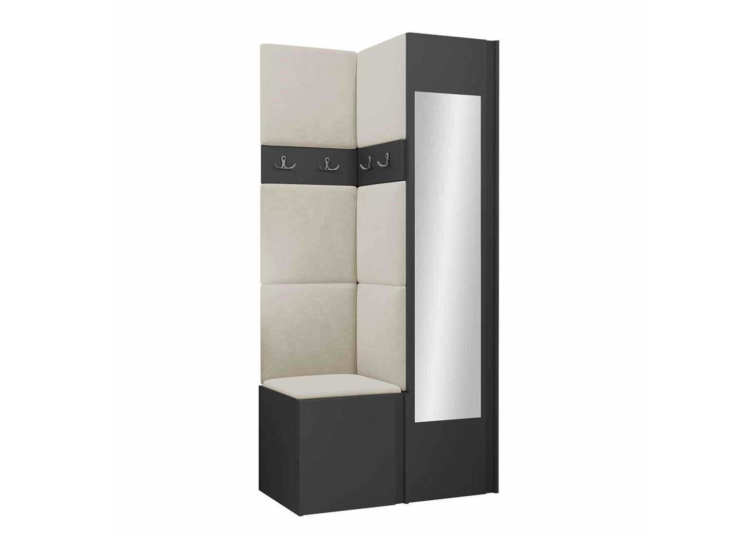 Komplet za predsobo Hartford 354 (Grafit)