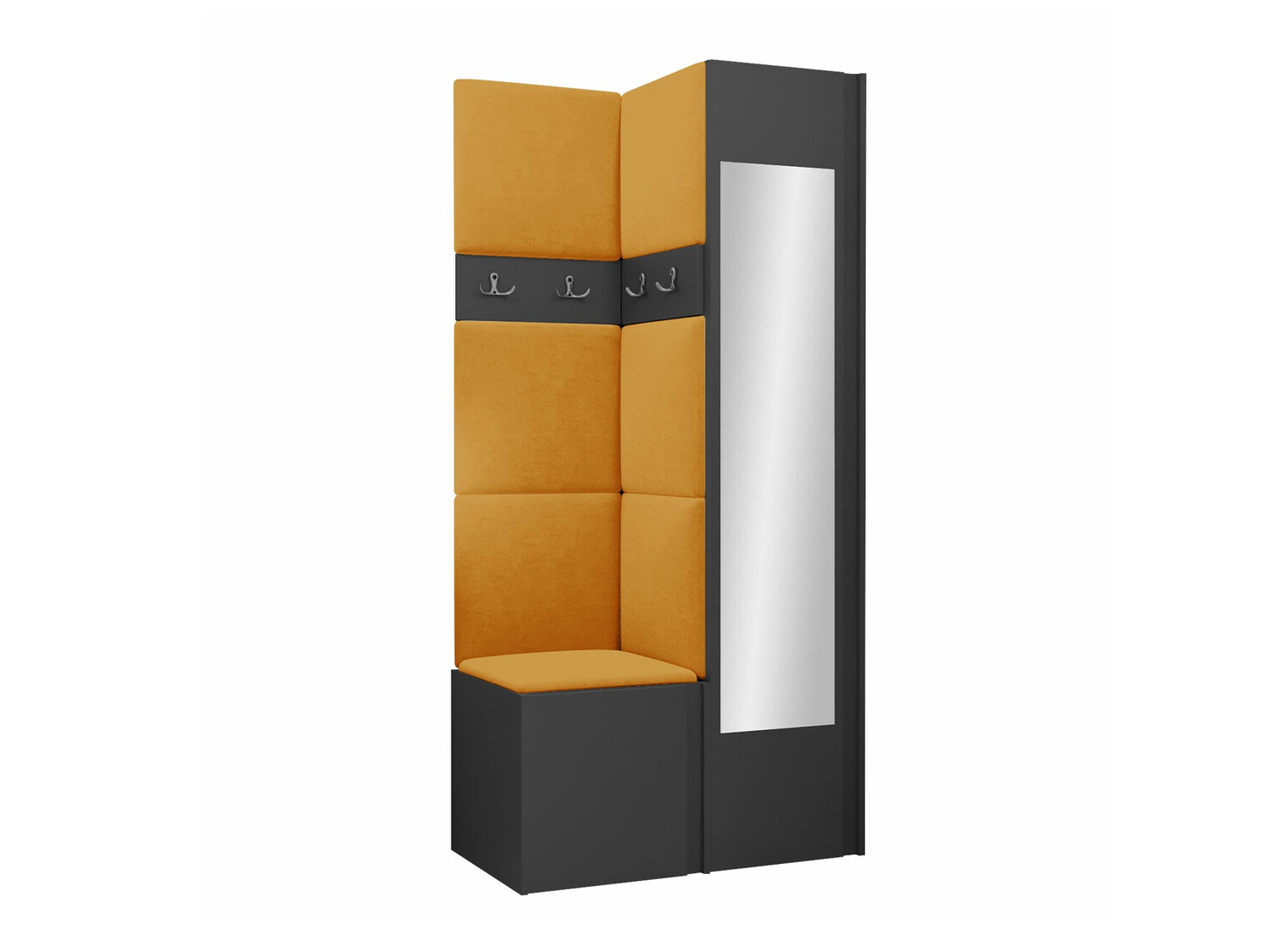 Komplet za predsobo Hartford 354 (Grafit)