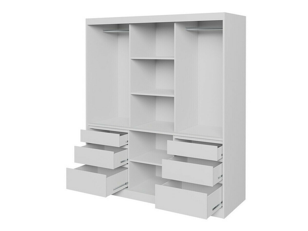 Garderobna omara Toledo 120 (Hrast lefkas + Črna)