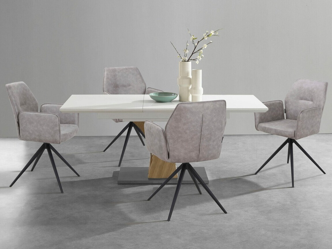 Komplet stolov Denton 1030 (Svetlo siva)