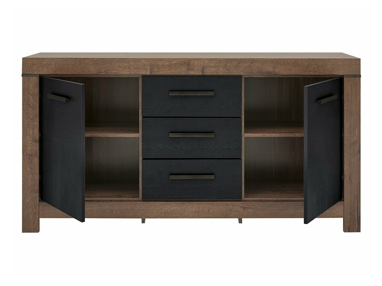 Komoda Dunfelu 100 (Monastery hrast + Črni hrast)