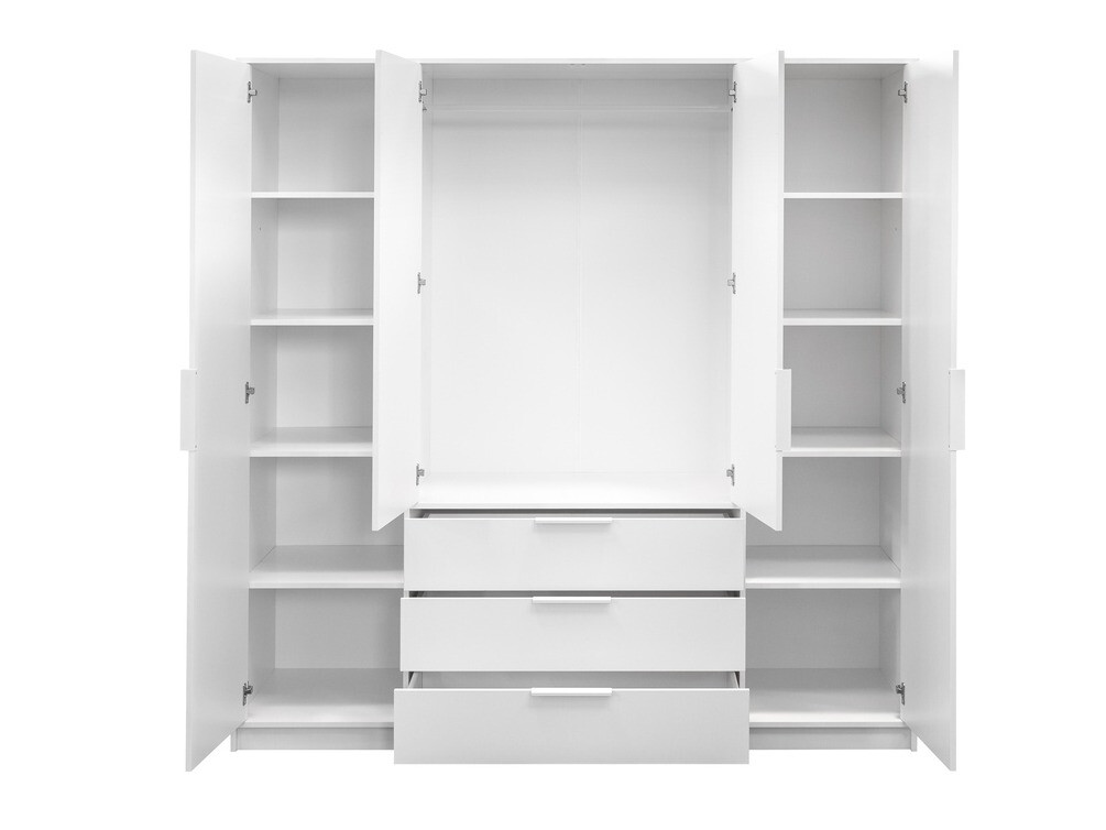 Garderobna omara Collis V (Bela)