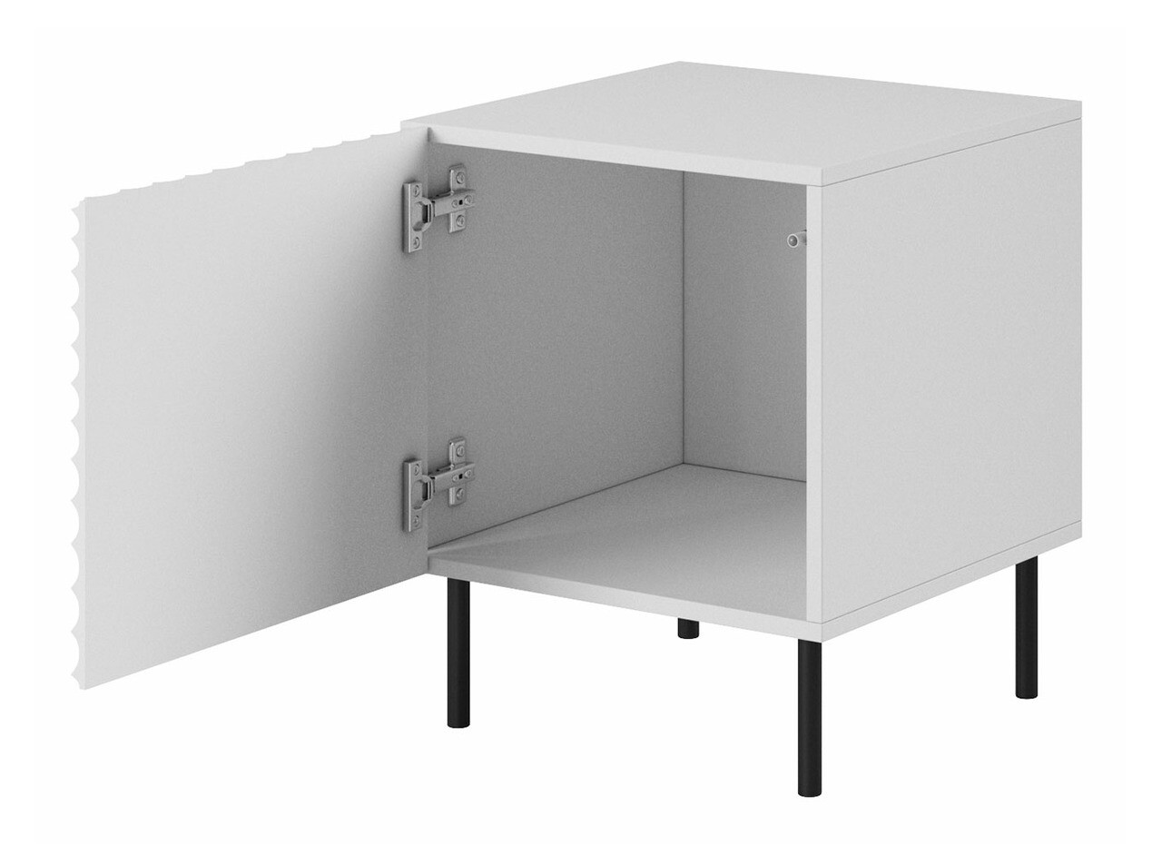 Komplet nočnih omaric Charlotte 172 (Bela + Črna)