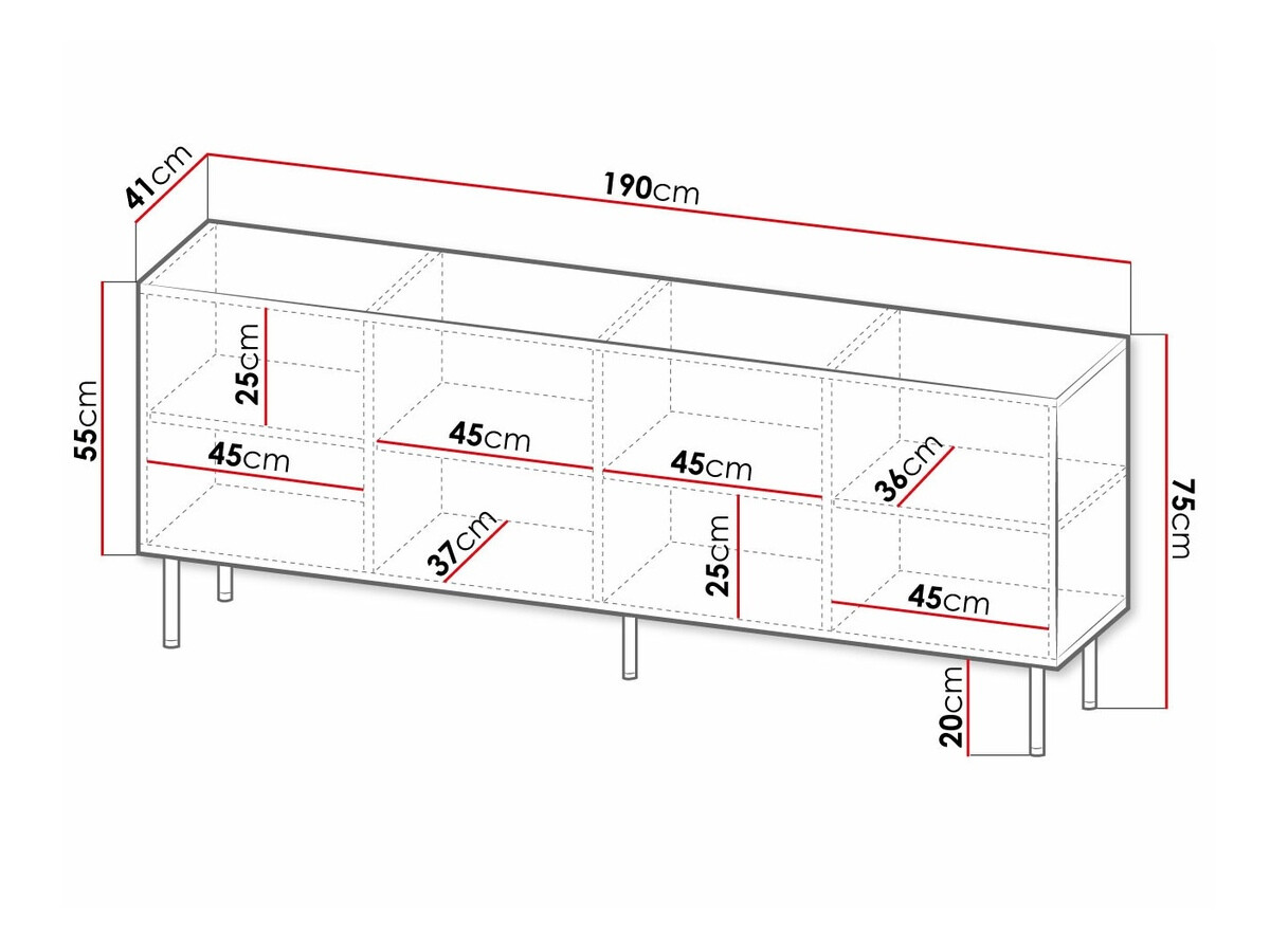 Omarica Charlotte 170 (Črna + Zlata)