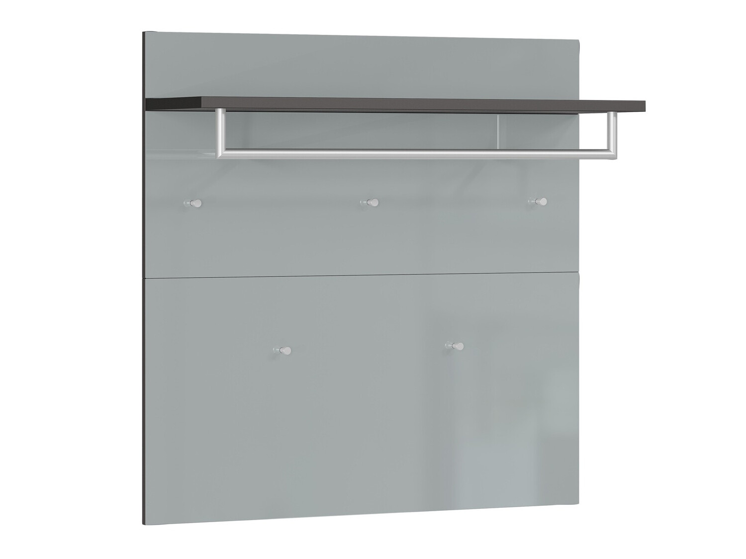 Obešalnik Fivsori 107 (Sijaj siva + Grafit)