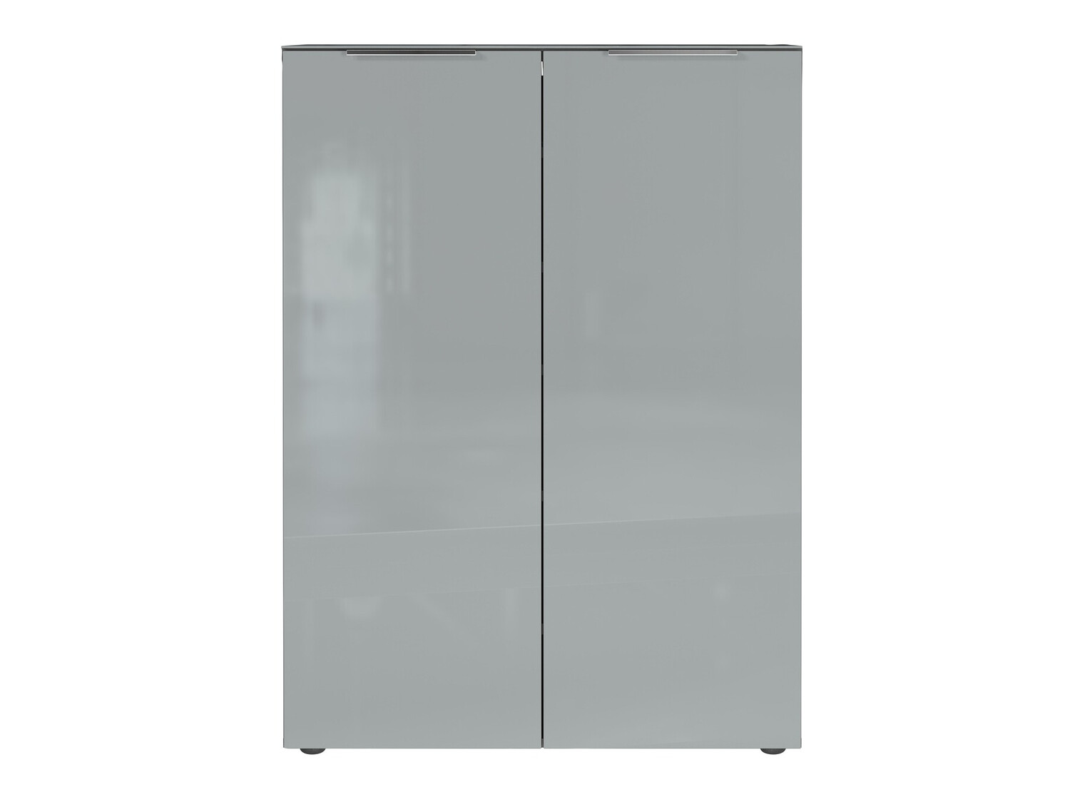 Regal za čevlje Fivsori 105 (Sijaj siva + Grafit)