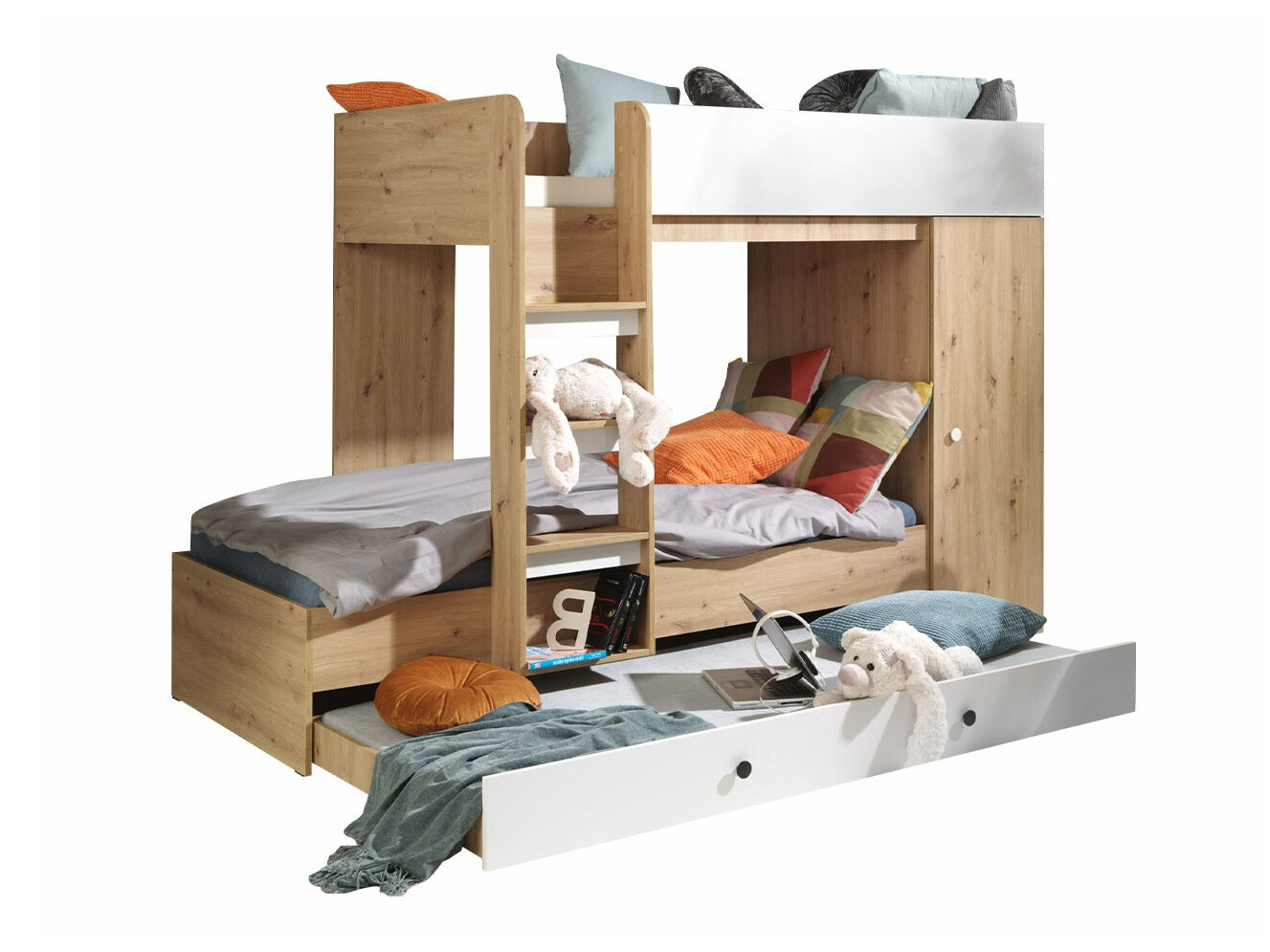 Pograd Hartford 360 (Artisan hrast + Bela)