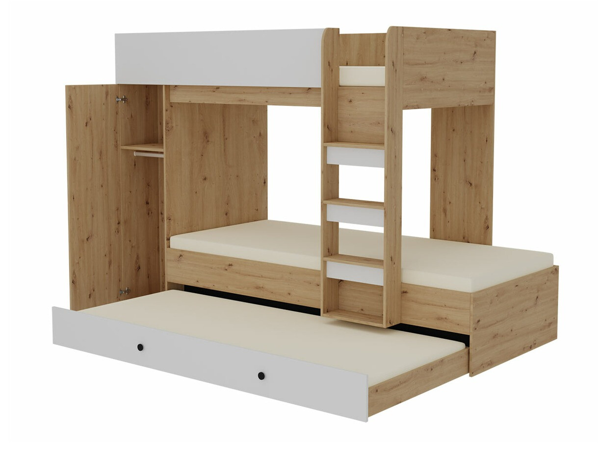 Pograd Hartford 360 (Artisan hrast + Črna)