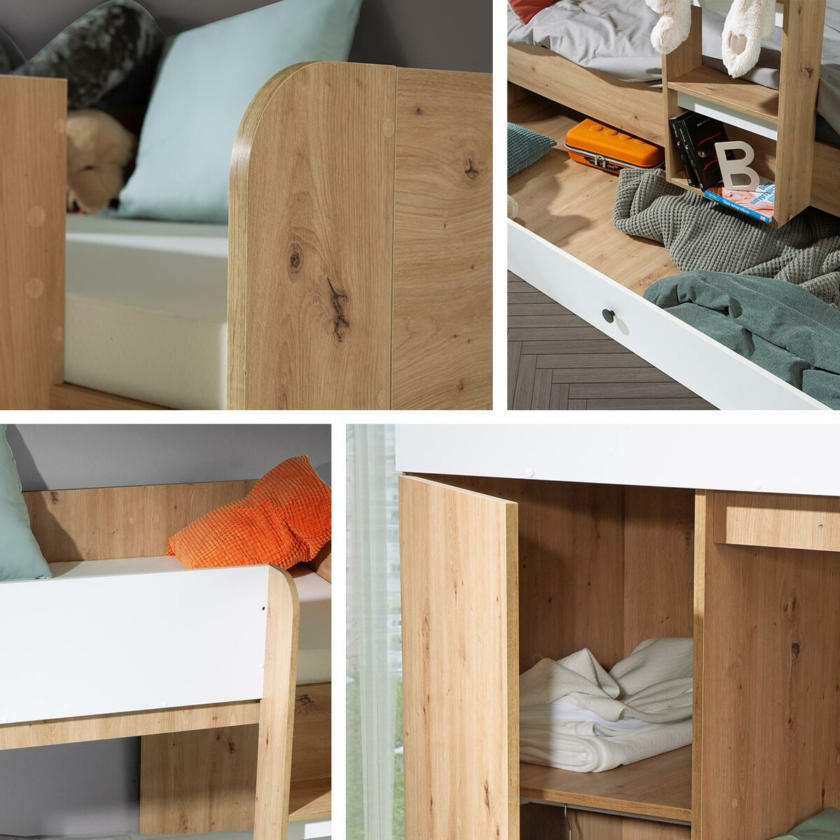 Pograd Hartford 360 (Artisan hrast + Črna)