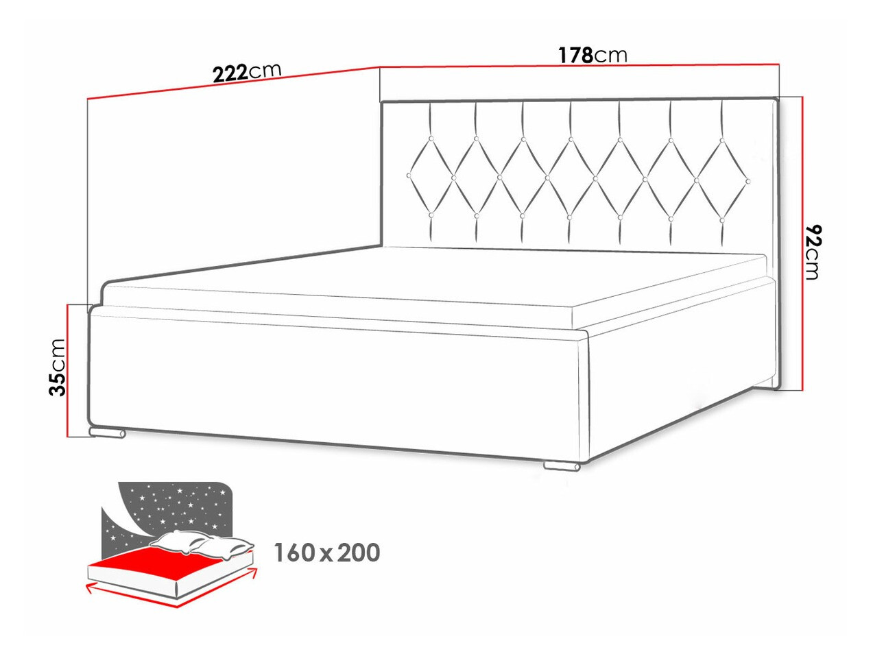Postelja Hortulus I (Mikrofaza 05)